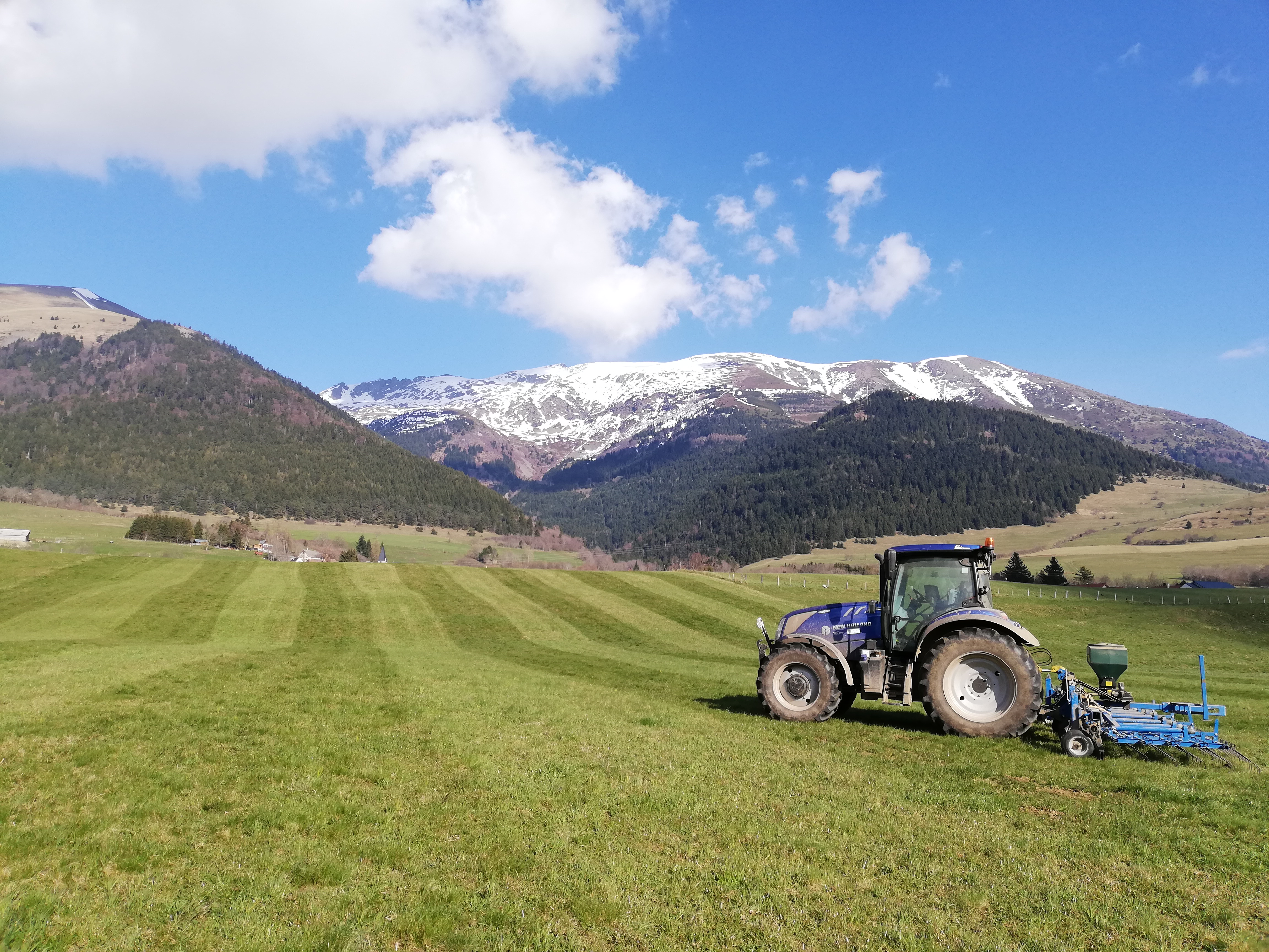 Travaux des champs GAEC Normand